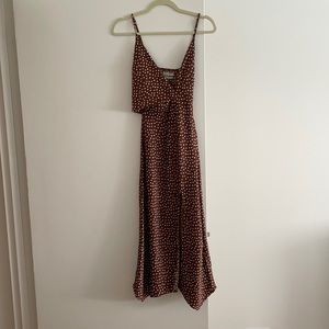 Urban Outfitters Polka Dot Midi Dress